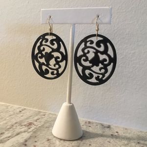 Dangle Earrings Oval Shaped
